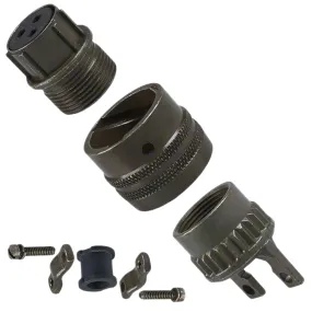 Connettore circolare MIL Maschio Amphenol Socapex, Ad angolo diritto, 3 poli, Femmina, Montaggio su cavo