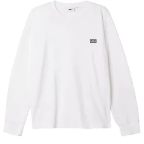 ESTABLISHED WORKS EYES TEE LS - WHITE