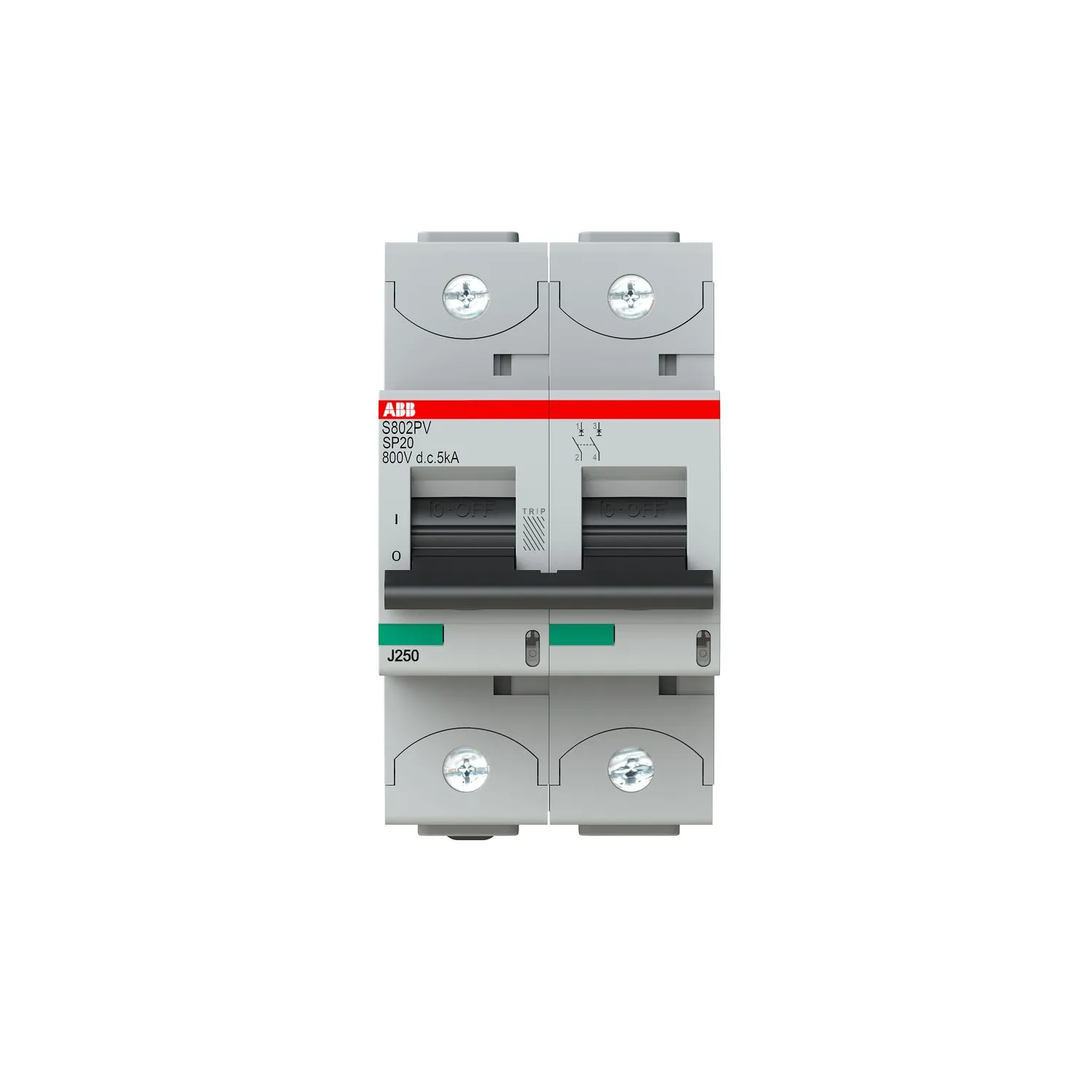 Interruttore magnetotermico ABB, 2P 20A 5 kA, Tipo B